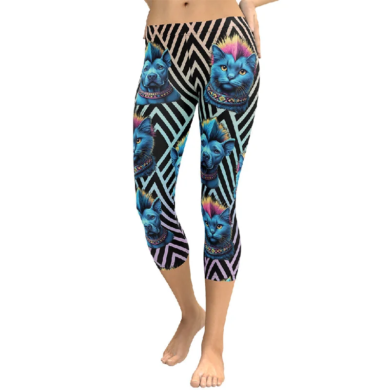 Mohawk Cats & Dogs Capris Sustainable Organic