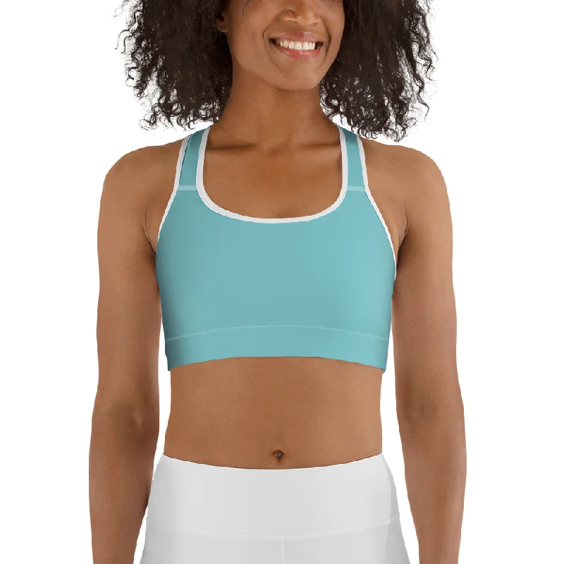 Turquoise Sports Bra Scandinavian