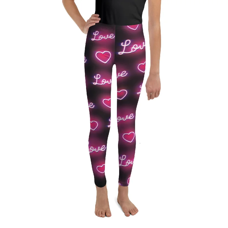 Neon Love Youth Leggings Modern Women's 