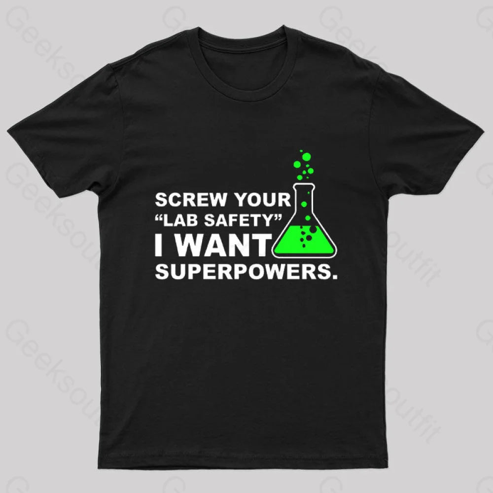 Funny Lab Safety Science Geek T-Shirt Traditional Women's Wool
