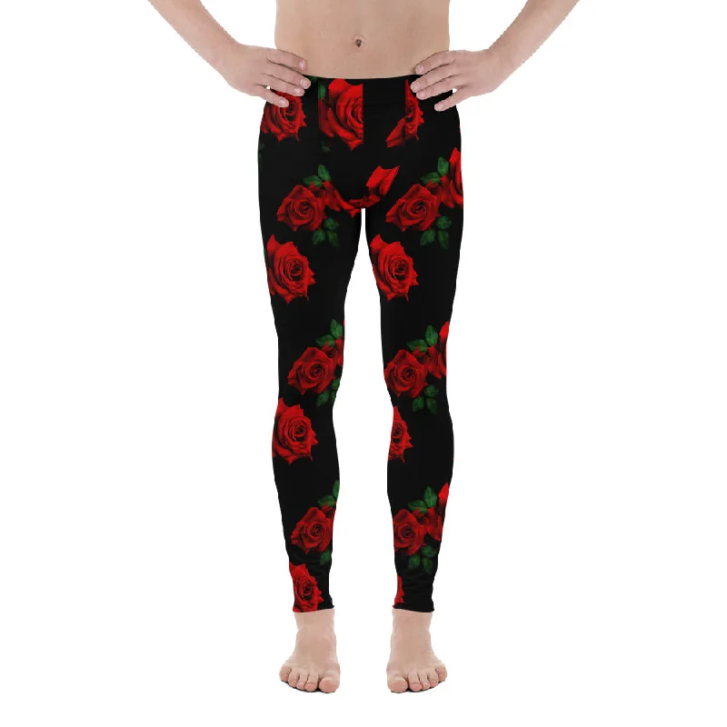 Red Roses Men's Leggings Refined Women's 