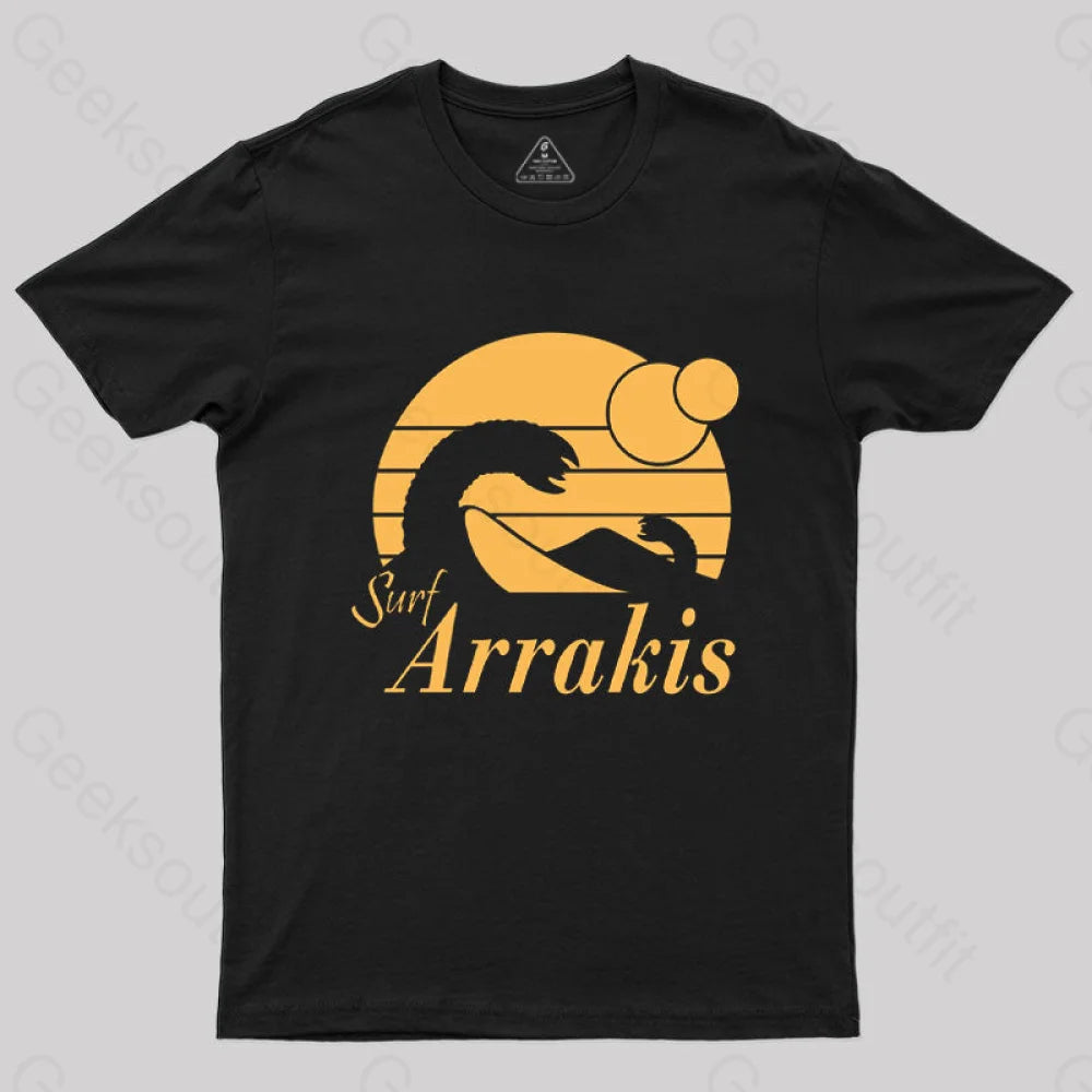 Visit Arrakis Surf Desert Planet T-Shirt Australian Beach