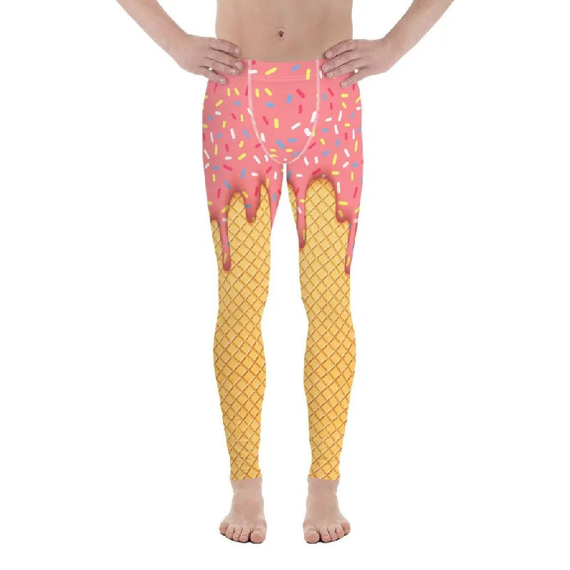 Dripping Ice Cream Men's Leggings Adventure