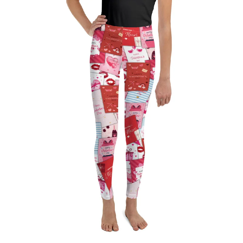 Valentine's Day Cards Youth Leggings Trendy Women's 