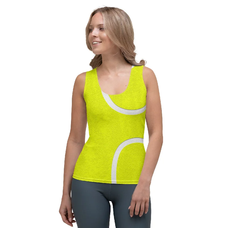 Tennis Ball Tank Top Classic Women's Tweed