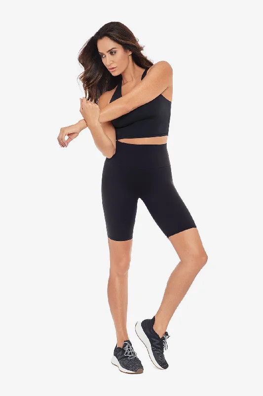Deep Black Bike Pant Practical Women's Quick - dry