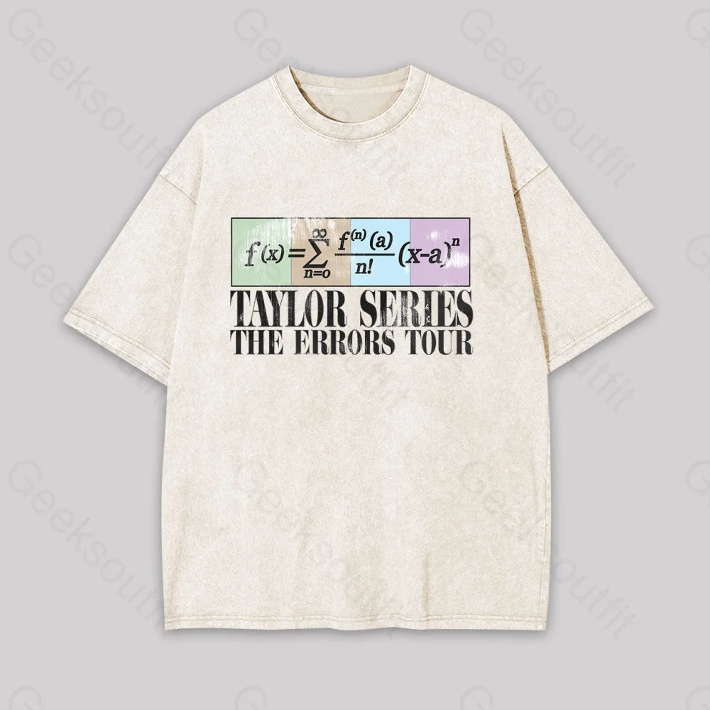 Taylor Series The Errors Tour Geek Washed T-shirt purpose