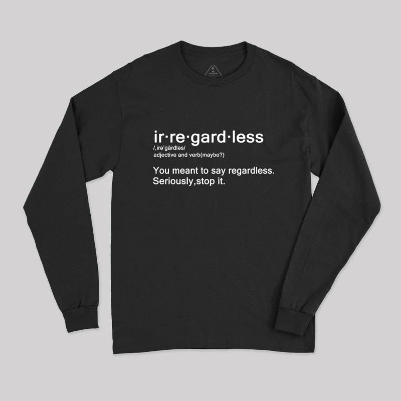 Stop It Geek Long Sleeve T-Shirt Scandinavian