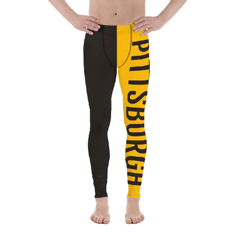 Pittsburgh Men's Leggings Sporty Women's Athleisure 
