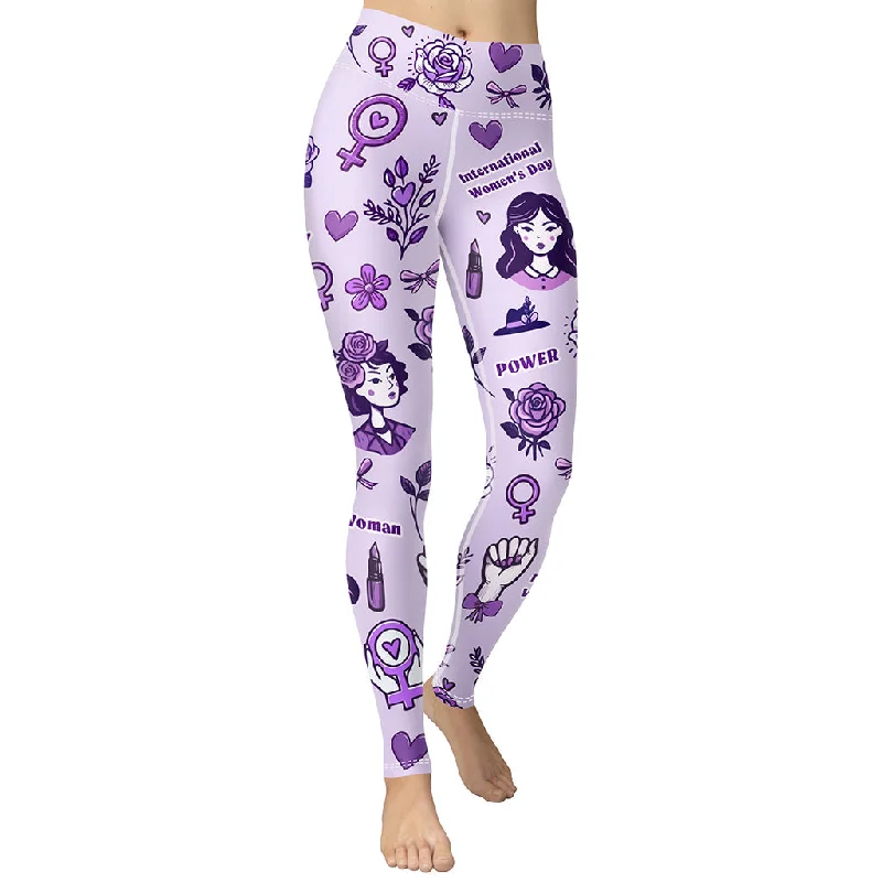 Empowered Women Yoga Leggings Sustainable Organic