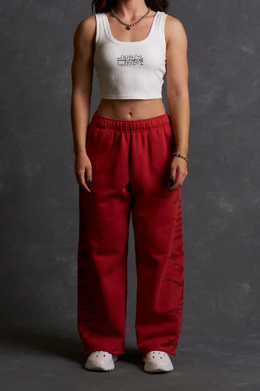 Wolf Iron Durst Sweats V2 in Roman Red Stylish Women's Neon