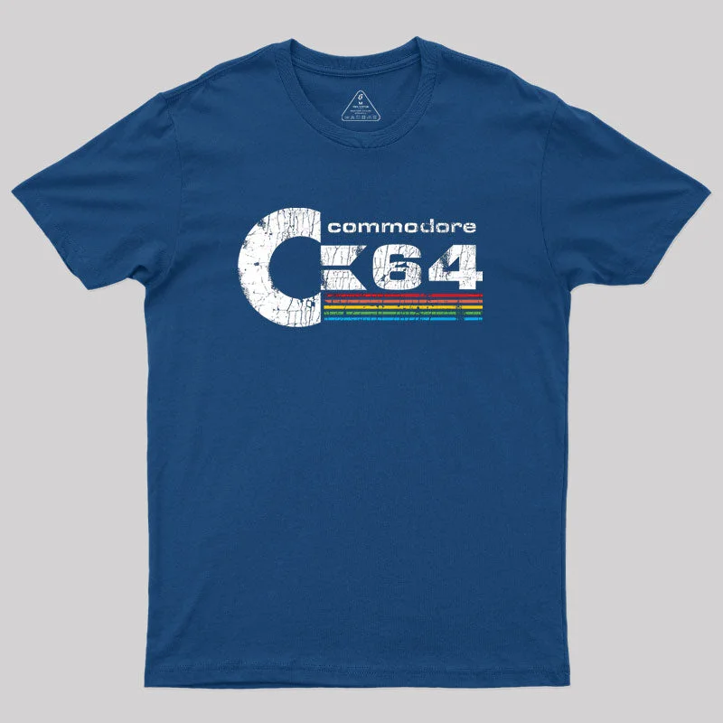Commodore 64 Vintage Geek T-Shirt Relaxed Women's 