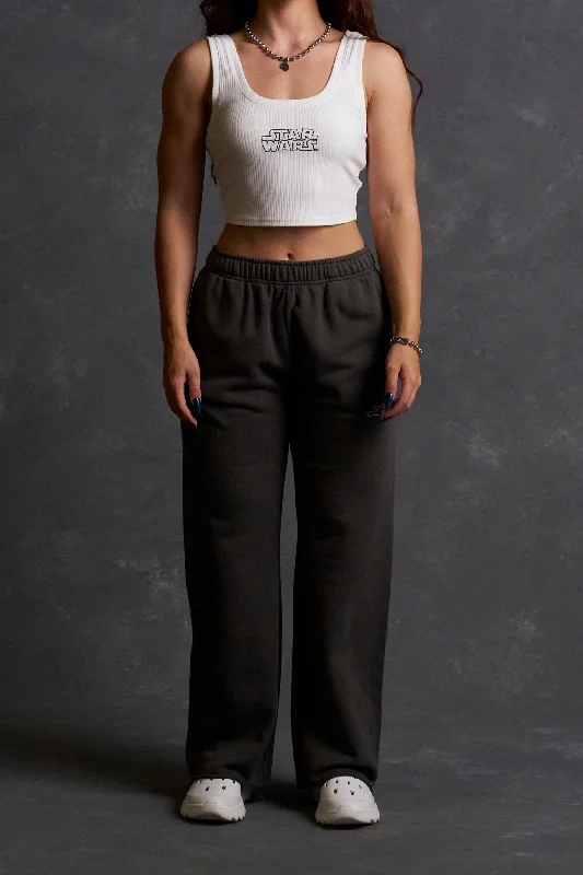 Iron Side Couture Sweats in Wolf Gray Sleek Women's Metallic