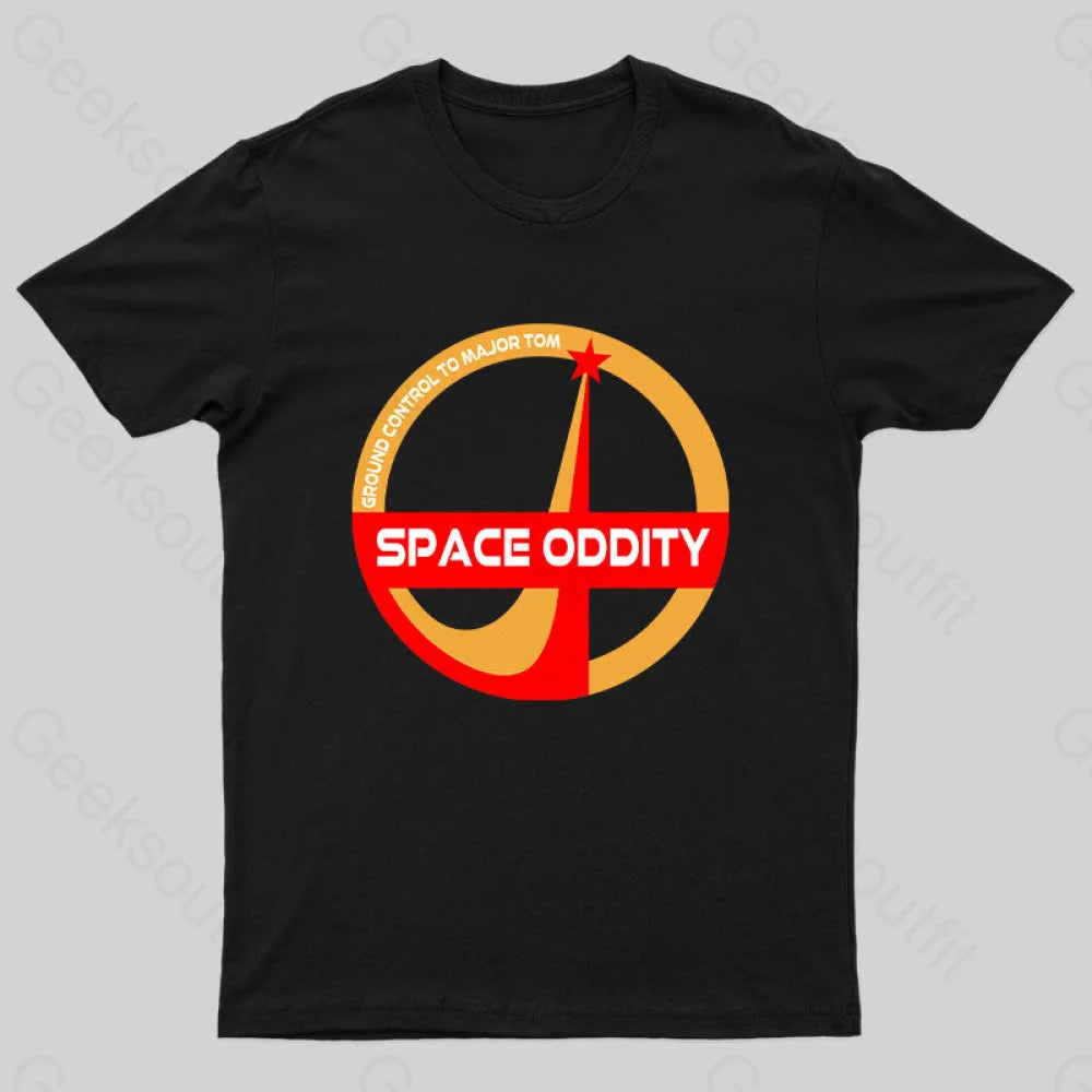 Space Oddity David Bowie Geeks T-Shirt Rugged Women's Outdoor 