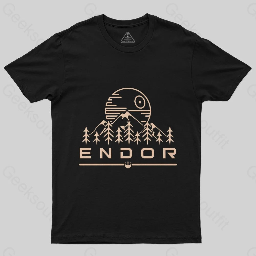 Moon over Endor T-Shirt Refined Women's Hand - crafted