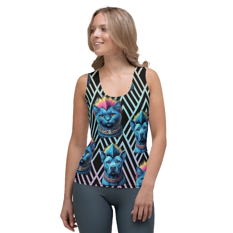 Mohawk Cats & Dogs Tank Top Confident Women's Power