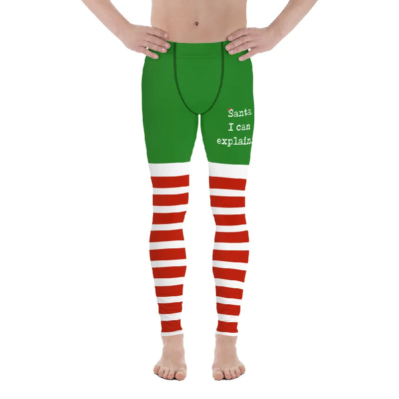 Santa I Can Explain Men's Leggings Relaxed Women's 