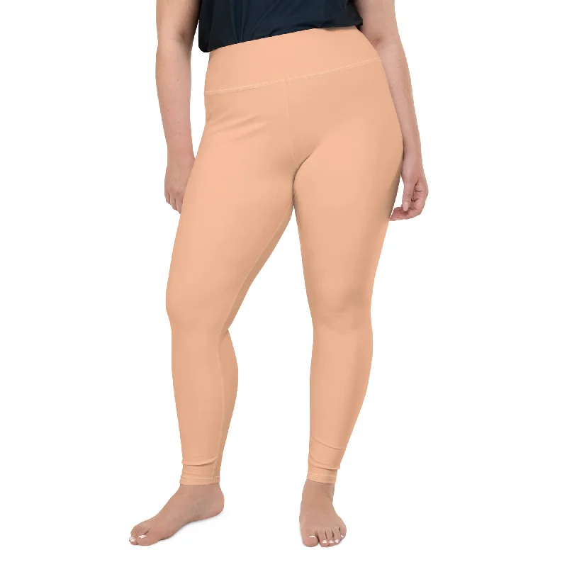 Peach Fuzz Plus Size Leggings Athletic Women's 
