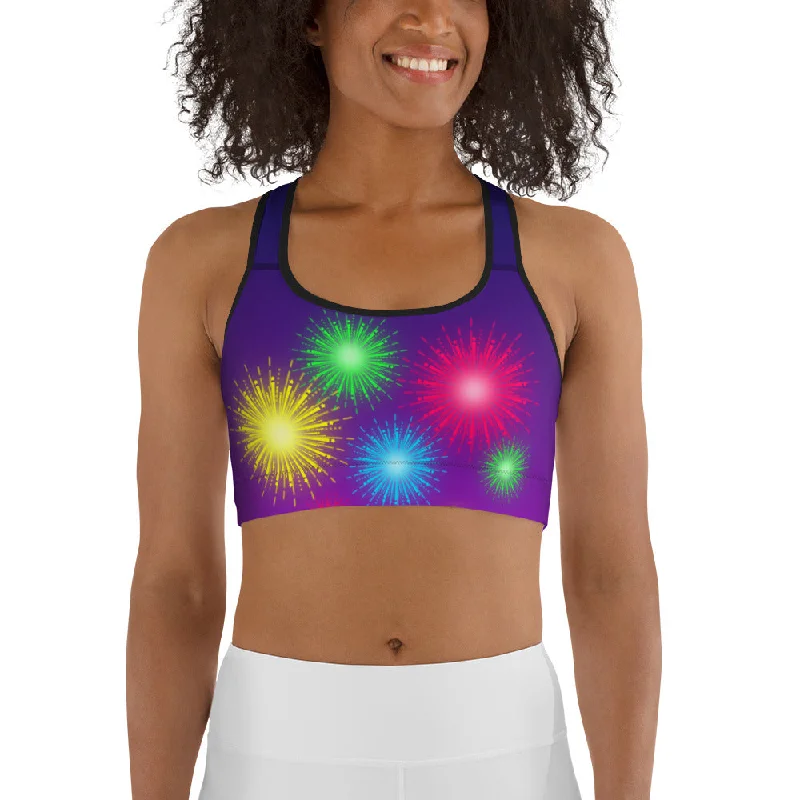 New Year City Sports Bra Scandinavian