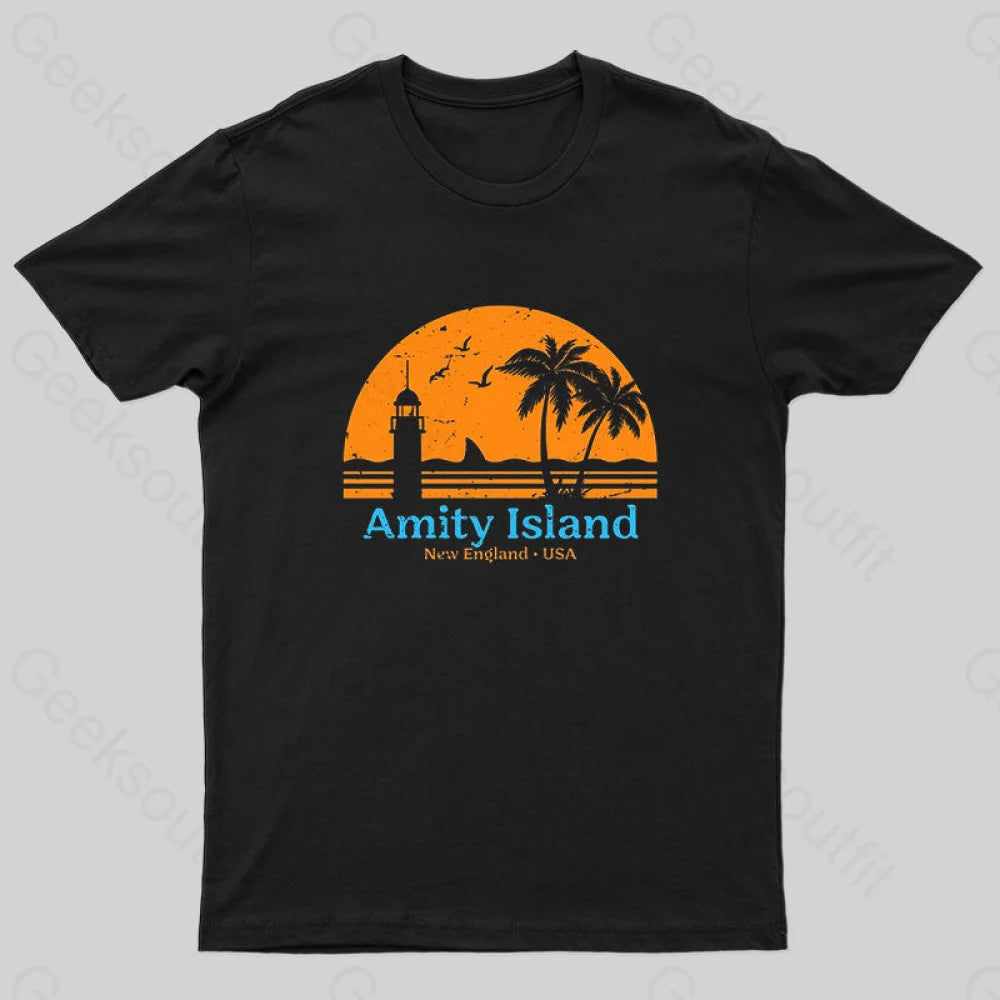 Amity Island Geek T-Shirt Bohemian Women's Free