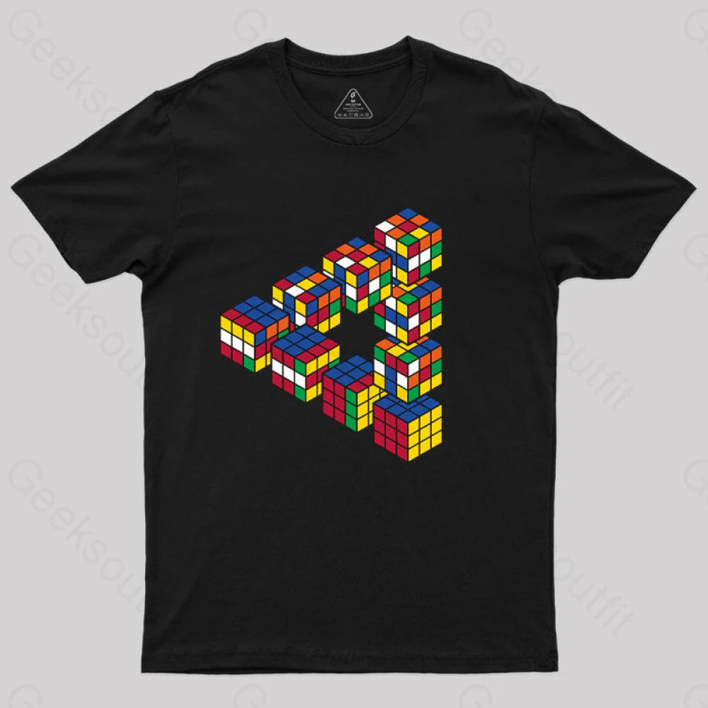 Rubiks Triangle T-Shirt Modern Women's 