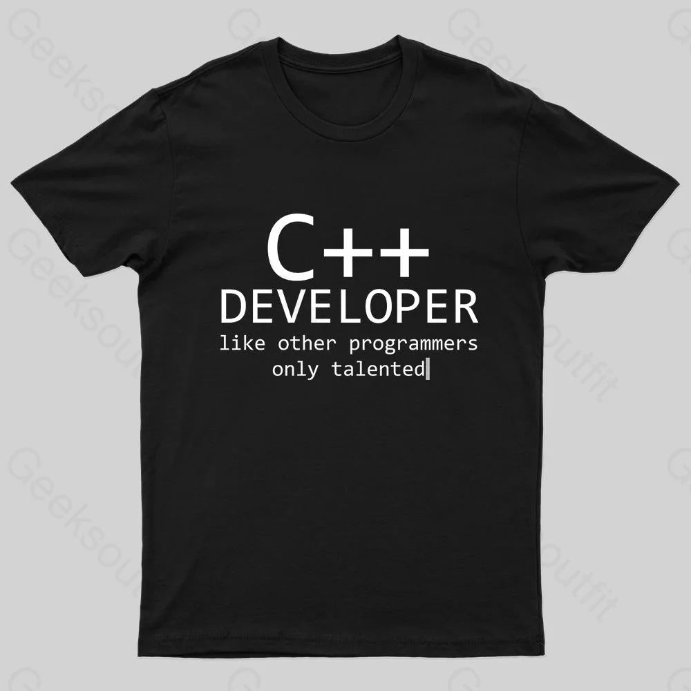 C Developer For Programmers Nerd T-Shirt Country
