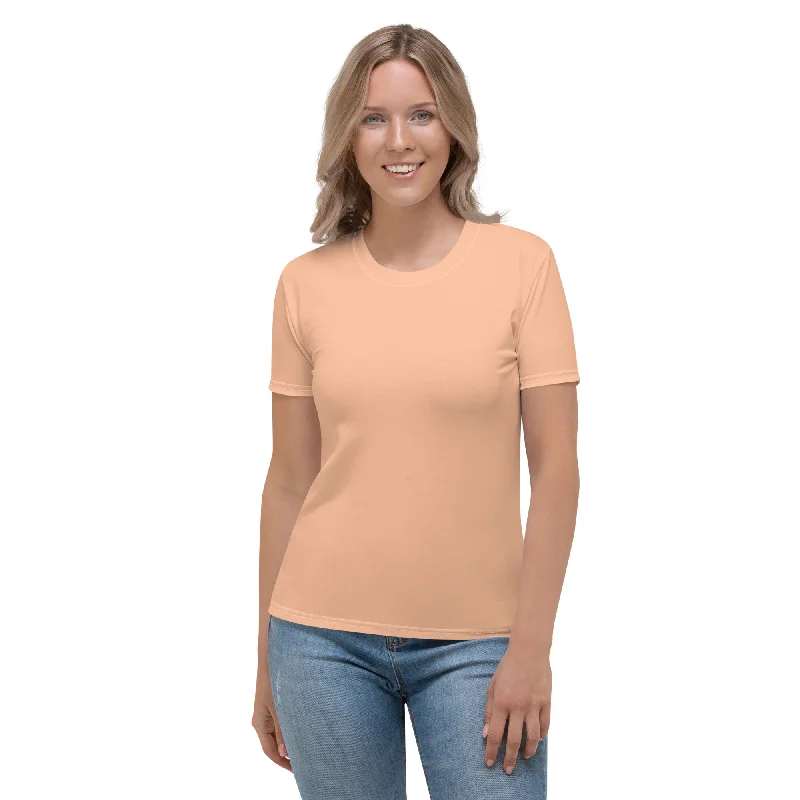 Peach Fuzz T-shirt Traditional Women's Wool