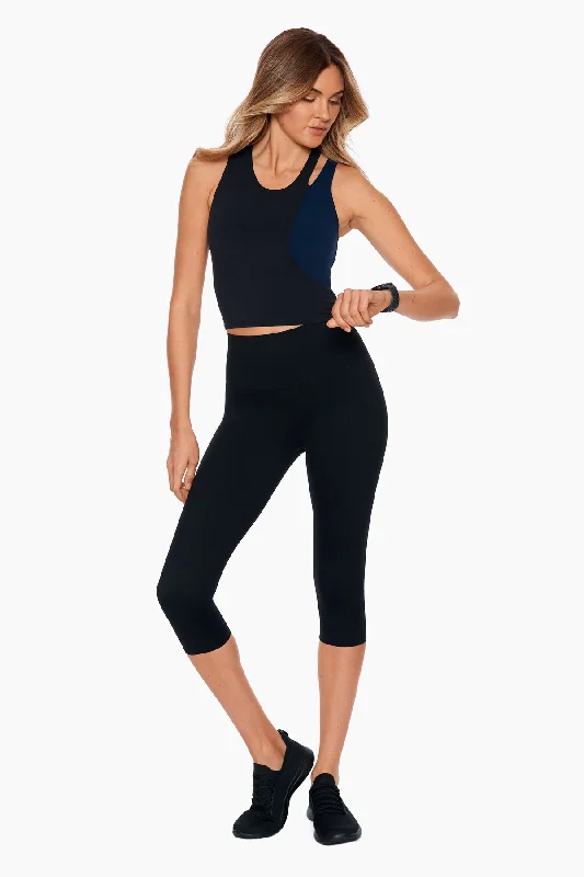 High-Rise Capri Legging Earthy Women's Hemp - based