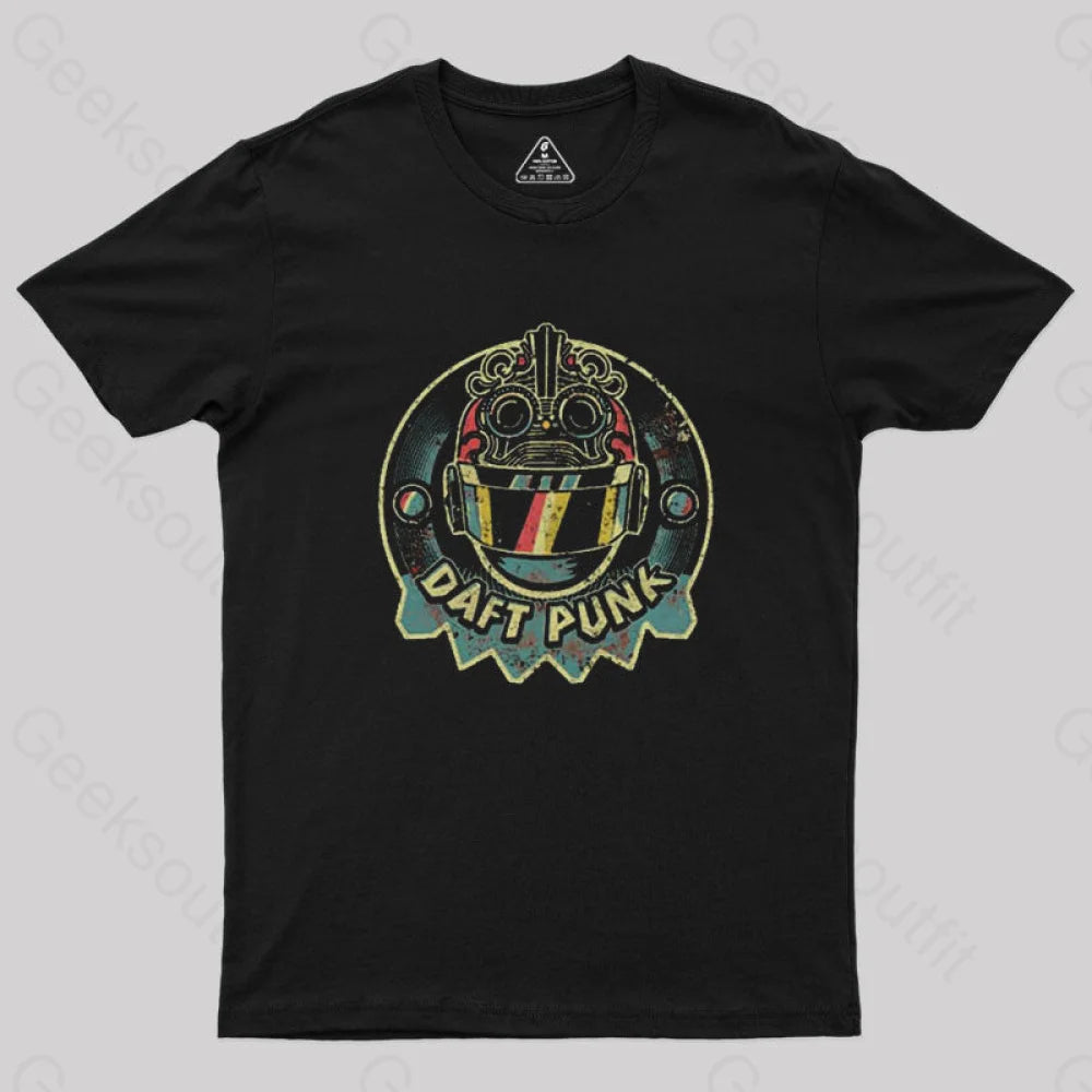 Vintage Daft Punk T-Shirt Traditional Women's Wool