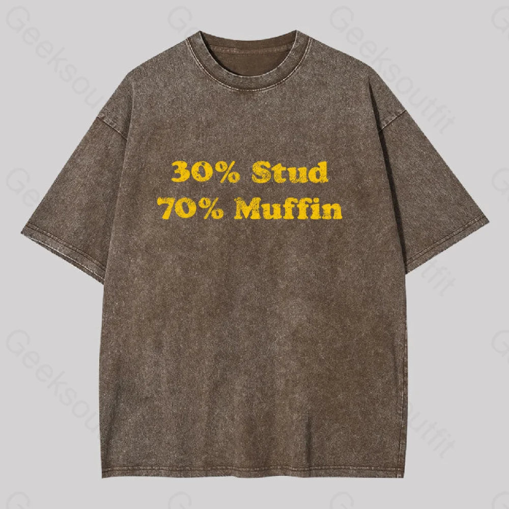 30 Stud 70 Muffin Washed T-shirt Artistic Women's Avant - 