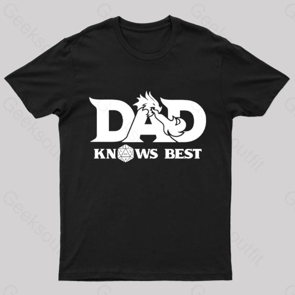 Dad Know Best Geek T-Shirt Gym