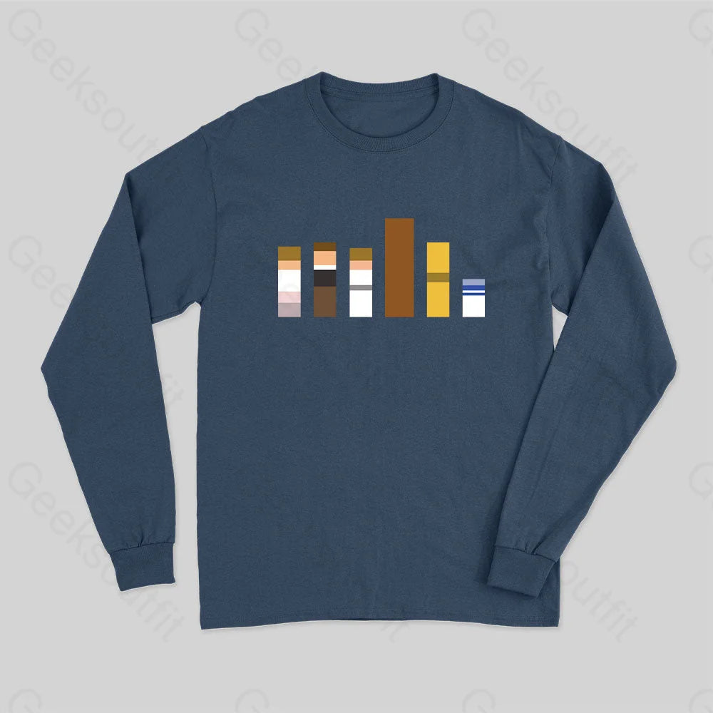 Galactic Color Theory Long Sleeve T-Shirt Elegant Women's Formal 