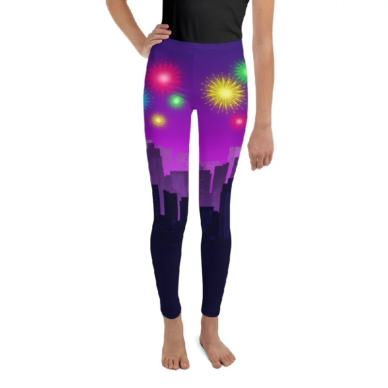 New Year City Youth Leggings Luxurious Women's High -  end
