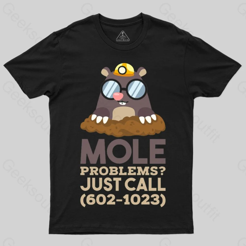 Chemistry - Mole Problems T-shirt Cool Women's Distressed