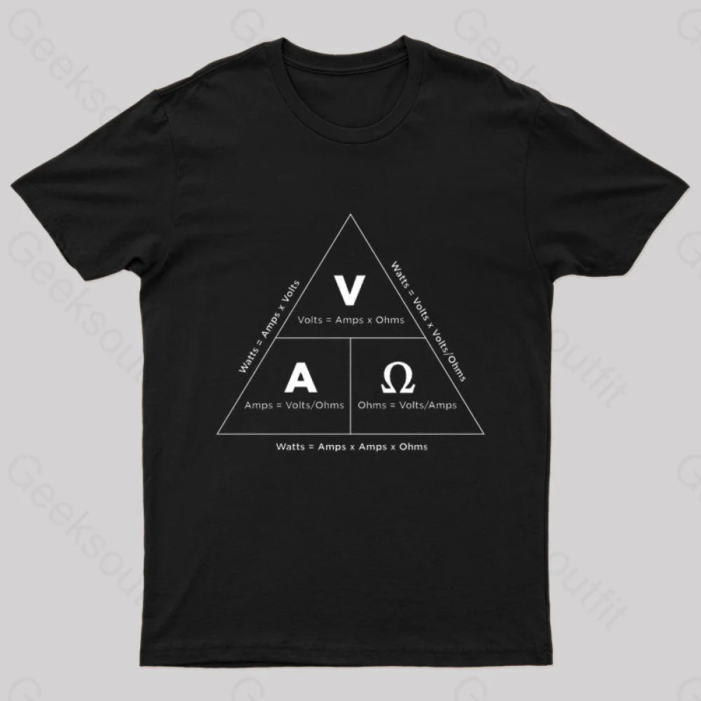 Ohm's Law T-Shirt Trendy Women's 