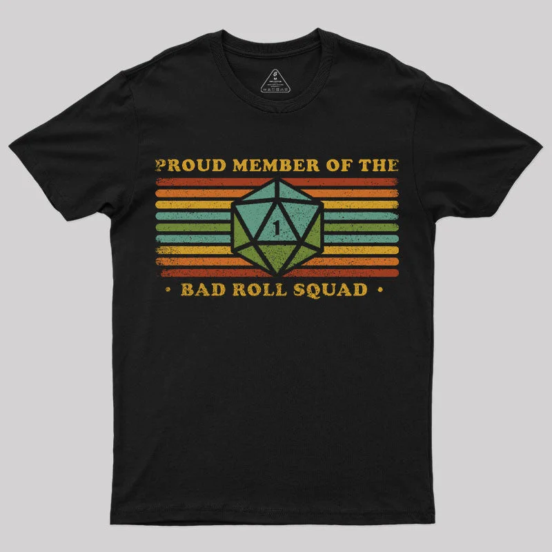 Bad Roll Squad II T-Shirt Minimalist Women's Casual