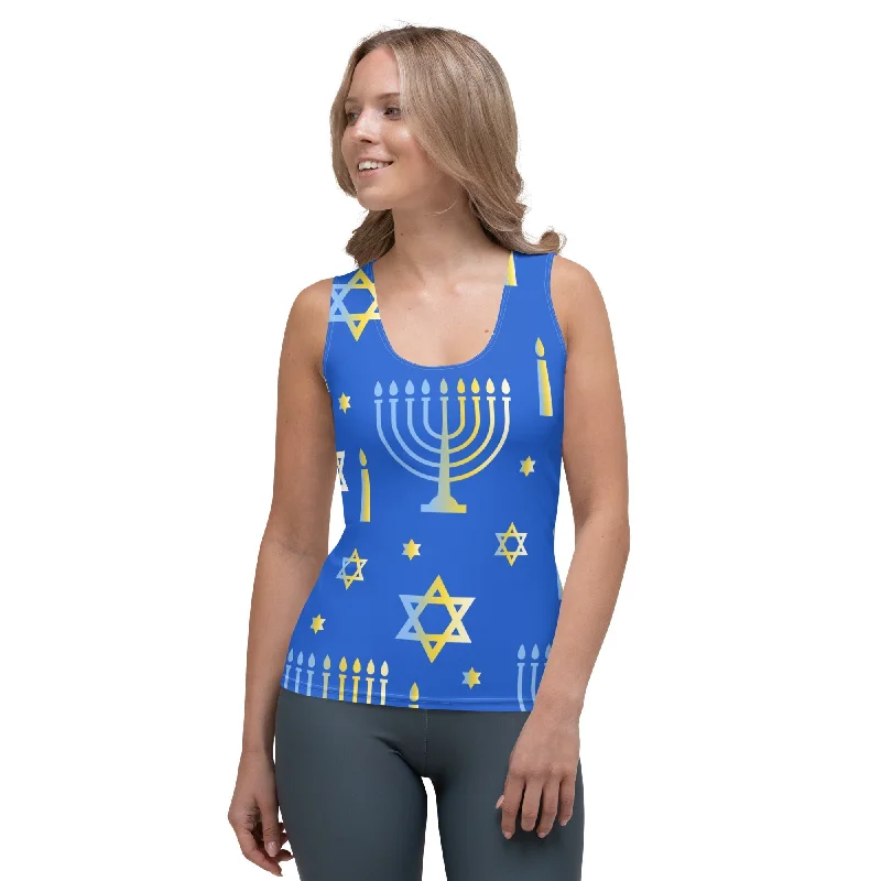 Hanukkah Tank Top Preppy Women's College