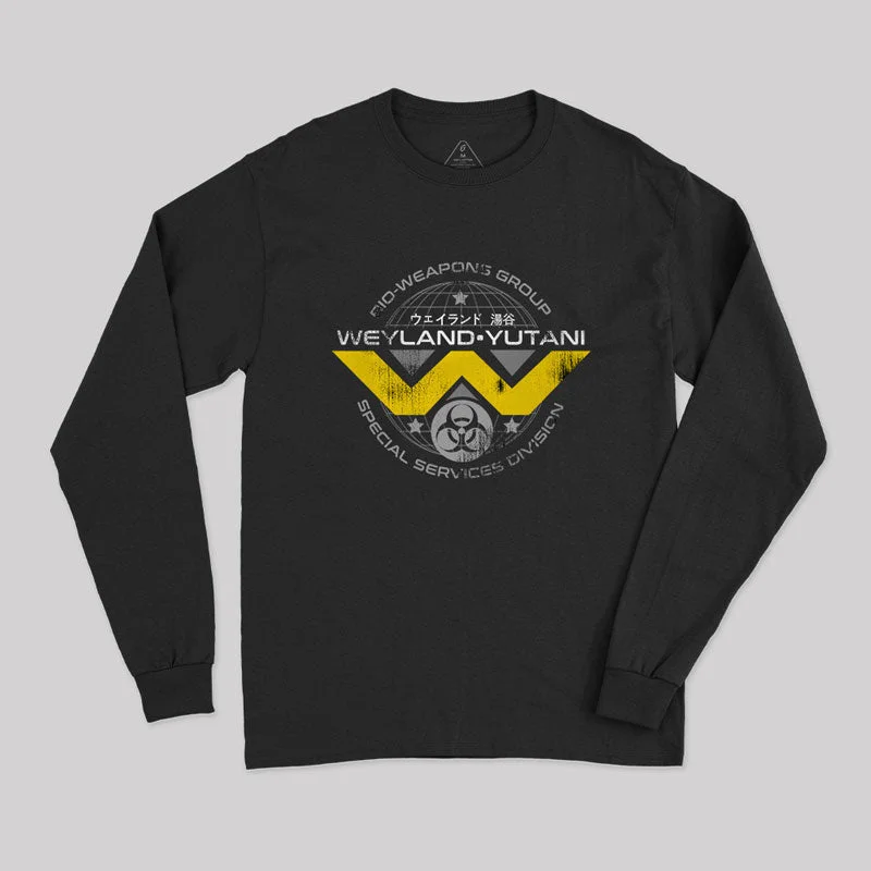 Weyland Yutani Scifi Geek Long Sleeve T-Shirt Trendy Women's 