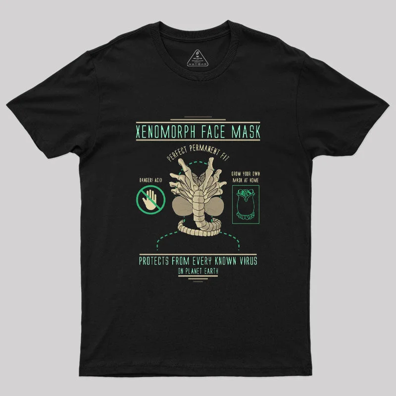 Xenomorph Mask T-Shirt Youthful Women's Pop
