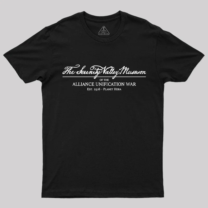 Firefly - Serenity Valley Museum T-Shirt Trendy Women's Oversized