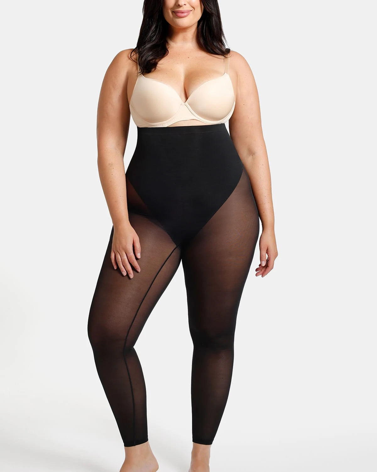 AirSlim® Semi-Sheer Mesh Smoothing Legging Casual Women's Japanese 