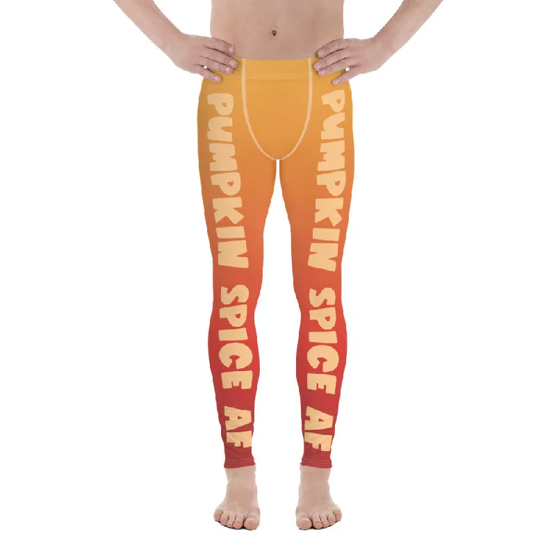 Pumpkin Spice AF Men's Leggings Dapper Women's 1920S