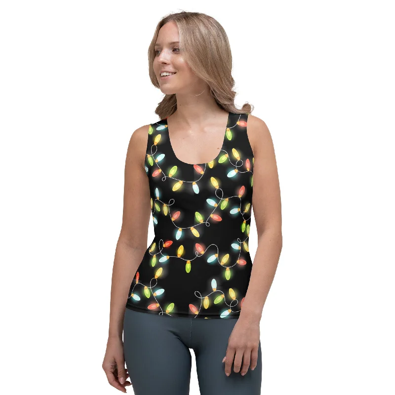 Christmas Lights Tank Top Feminine Women's Style 