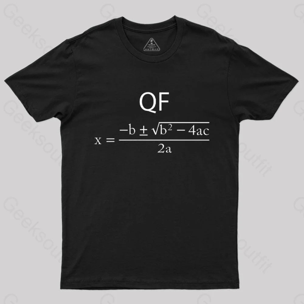 I Love Math Quadratic Formula T-Shirt Bold Women's Statement