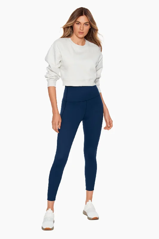 Miracle Jeans® Navy Stitch Tummy Control Performance Leggings Athletic Women's 