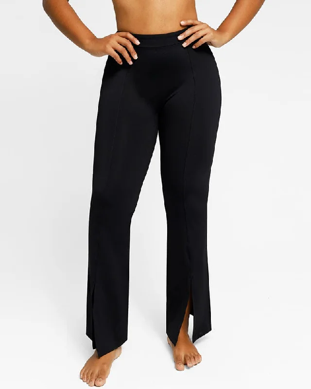 AirSlim® Front Slit Flare Legging Feminine Women's Style 