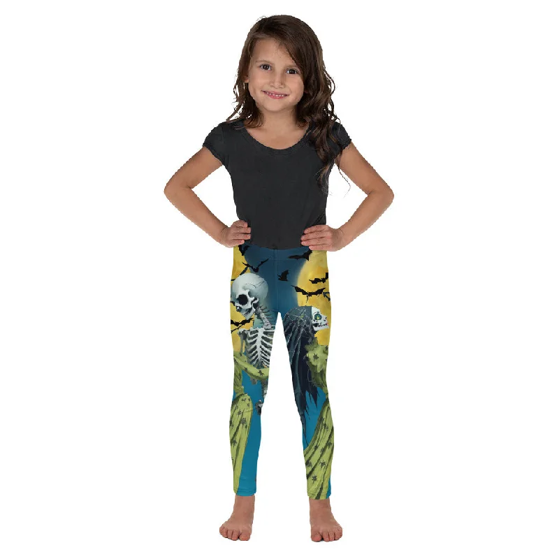 Skeleton and Zombie Kid's Leggings Dynamic Women's Moto