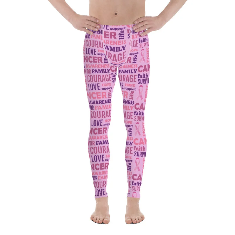 Breast Cancer Awareness Men's Leggings Laid - back Women's Vibe