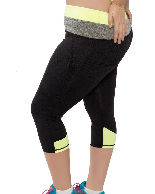 Two Tone Body Sculpt Tights 14 18 Practical Women's Multi - 