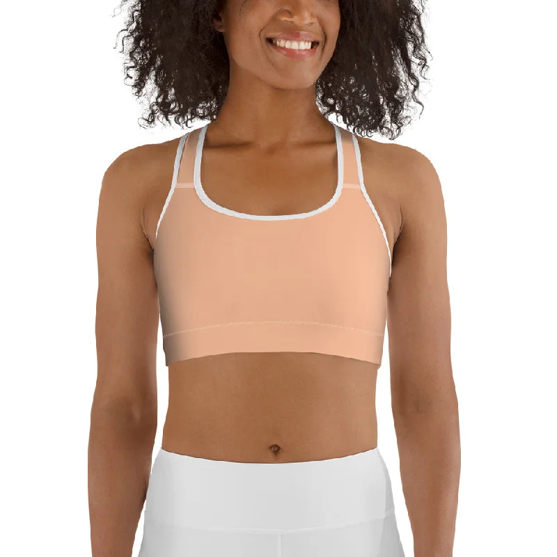 Peach Fuzz Sports Bra Refined Women's Velvet